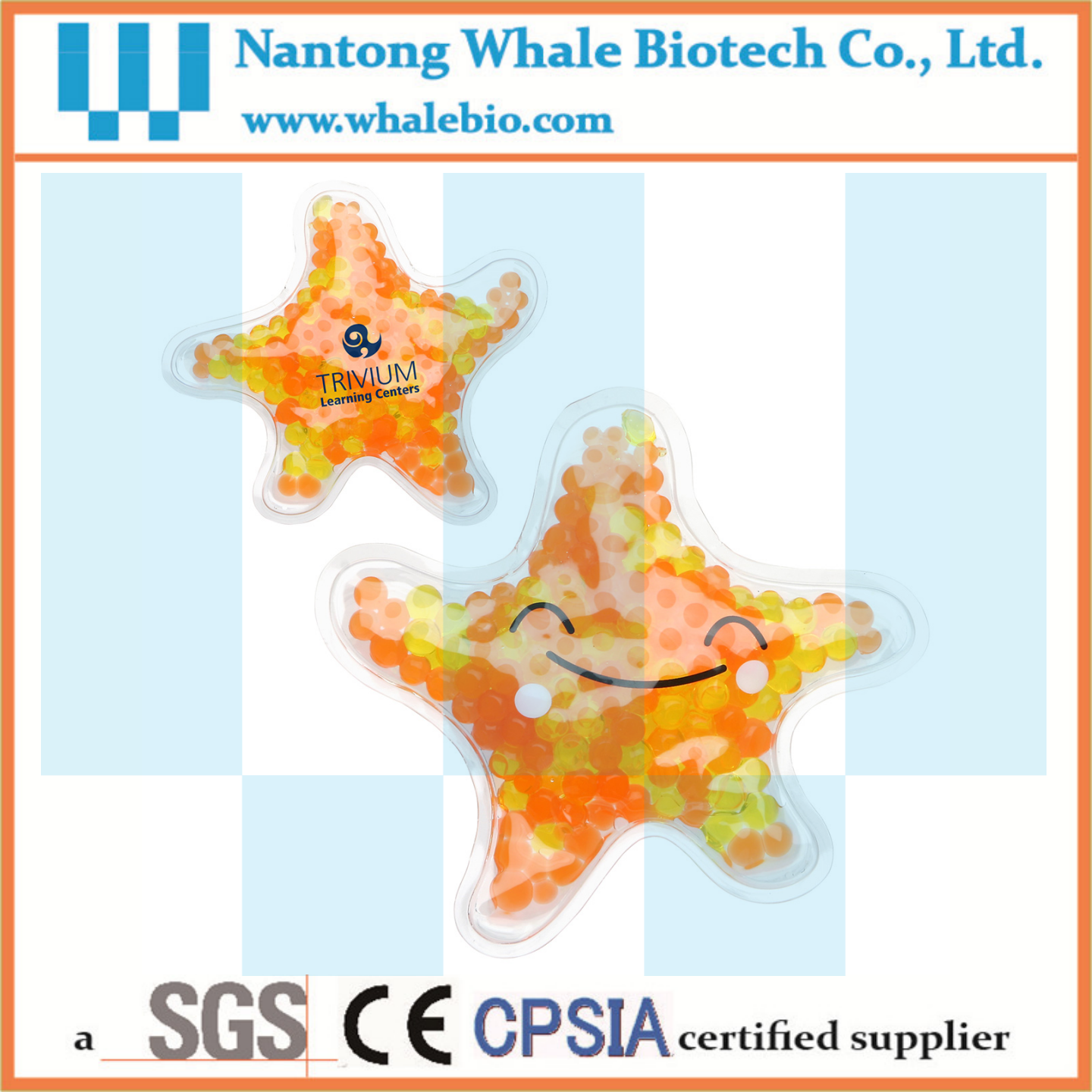 Starfish Shape Gel Beads Hot Cold Pack